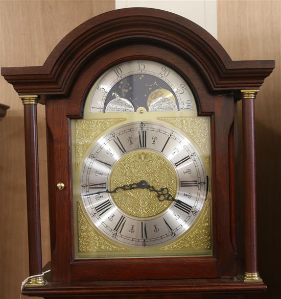 A grandmother clock, H.178cm